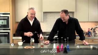 How to make a frappé coffee using an aerolatte milk frother [upl. by Jean-Claude]