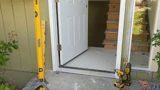 Jeld Wen Front Door Installation  Really crappy products and craftsmanship PART 1 [upl. by Giustino]