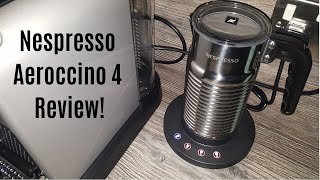 Nespresso Aeroccino 4 Milk Frother Review  Worth upgrading from the Aeroccino 3 [upl. by Illona129]