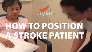 How To Position A Stroke Patient [upl. by Stanwood36]