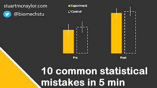 Ten Statistical Mistakes in 5 Min [upl. by Womack899]