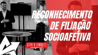 DIREITO DE FAMÍLIA Reconhecimento de filiação socioafetiva [upl. by Nylrem]