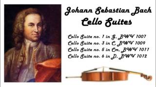 Johann Sebastian Bach  Cello suites in 432 Hz great for reading or studying [upl. by Bollen]