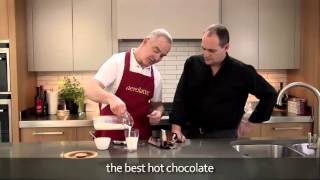 How to make a hot chocolate using an aerolatte milk frother [upl. by Yssep620]