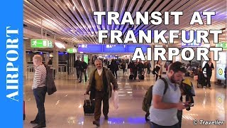 TRANSIT WALK AT FRANKFURT Airport FRA Terminal 1  Connection Flight Transfer Arriving amp Departing [upl. by Dian324]