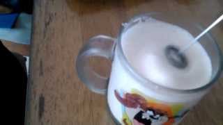 Aerolatte Review Frothing Cold Milk In Under 1 Minute [upl. by Aicenaj594]